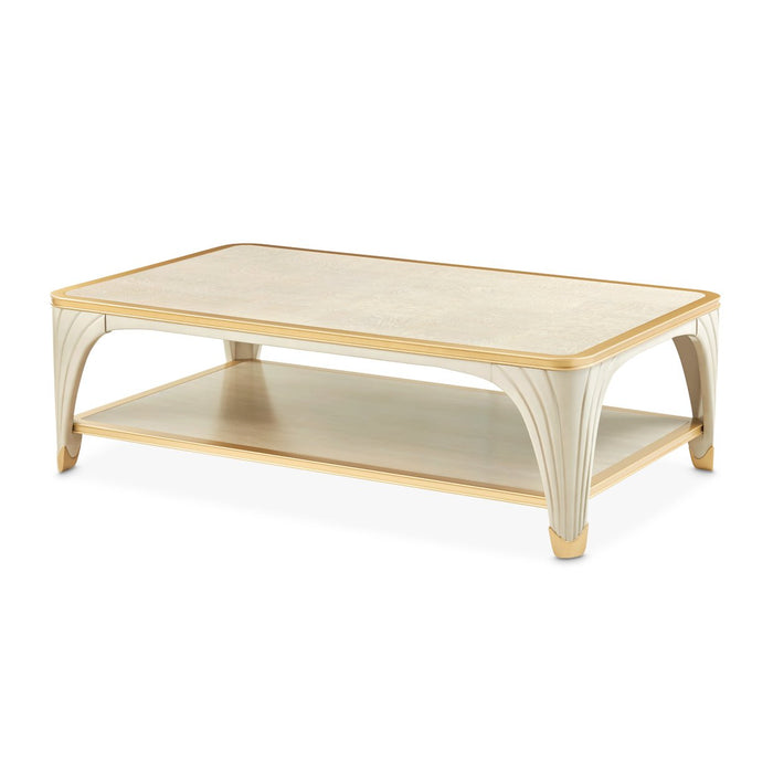 AICO Furniture - La Terrazza Rect. Cocktail Table in Silver Mist - 9092201-823