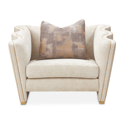 AICO Furniture - La Terrazza Matching Chair in Cappuccino/Light Champagne - 9092835-CPCNO-124 - GreatFurnitureDeal