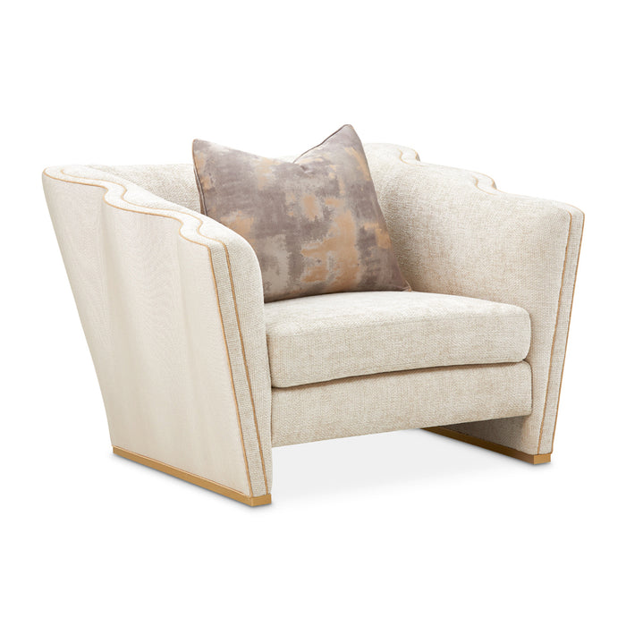 AICO Furniture - La Terrazza Matching Chair in Cappuccino/Light Champagne - 9092835-CPCNO-124 - GreatFurnitureDeal