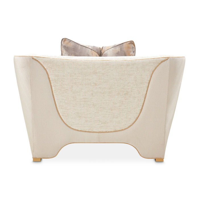 AICO Furniture - La Terrazza Matching Chair in Cappuccino/Light Champagne - 9092835-CPCNO-124 - GreatFurnitureDeal