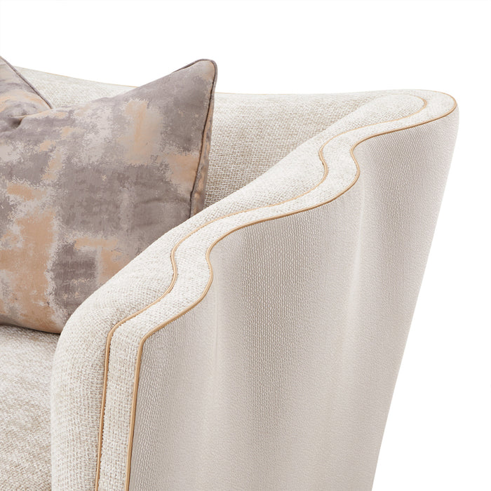 AICO Furniture - La Terrazza Matching Chair in Cappuccino/Light Champagne - 9092835-CPCNO-124 - GreatFurnitureDeal