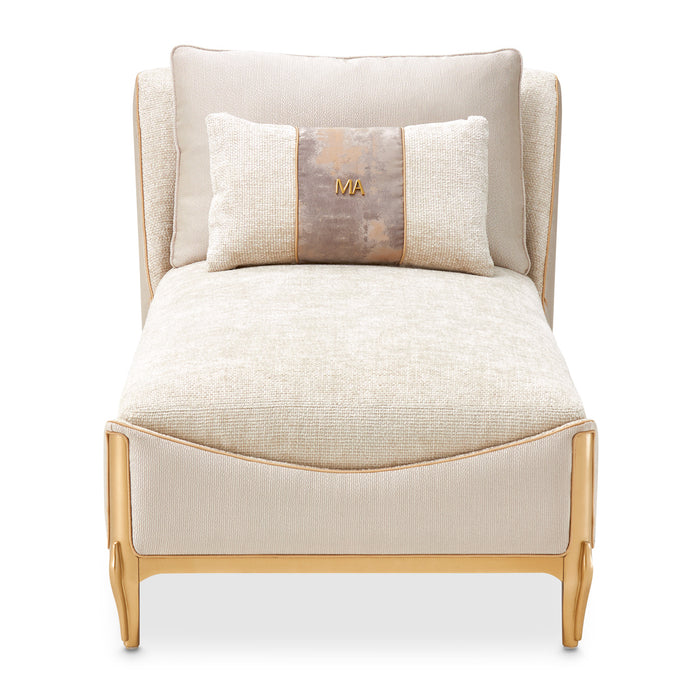 AICO Furniture - La Terrazza Chaise in Cappuccino/Light Champagne - 9092841-CPCNO-124 - GreatFurnitureDeal
