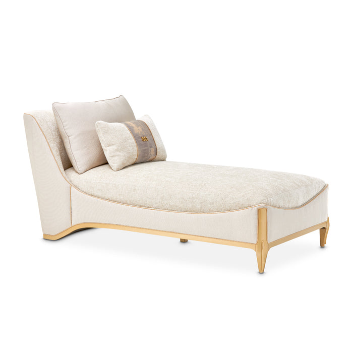 AICO Furniture - La Terrazza Chaise in Cappuccino/Light Champagne - 9092841-CPCNO-124 - GreatFurnitureDeal