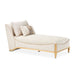AICO Furniture - La Terrazza Chaise in Cappuccino/Light Champagne - 9092841-CPCNO-124 - GreatFurnitureDeal