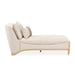AICO Furniture - La Terrazza Chaise in Cappuccino/Light Champagne - 9092841-CPCNO-124 - GreatFurnitureDeal