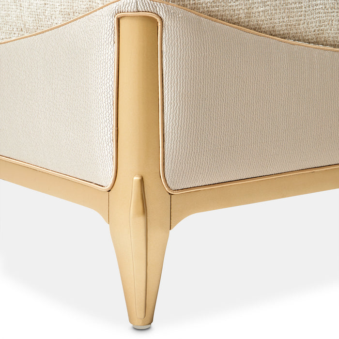 AICO Furniture - La Terrazza Chaise in Cappuccino/Light Champagne - 9092841-CPCNO-124 - GreatFurnitureDeal