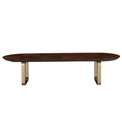 AICO Furniture - Houston Oval Dining Table - Walnut - 9095002-416 - GreatFurnitureDeal