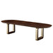 AICO Furniture - Houston Oval Dining Table - Walnut - 9095002-416 - GreatFurnitureDeal