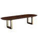 AICO Furniture - Houston Oval Dining Table - Walnut - 9095002-416 - GreatFurnitureDeal