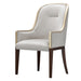 AICO Furniture - Houston Dining Arm Chair -Set of 2- Porcini/Walnut - 9095004A-416 - GreatFurnitureDeal