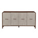 AICO Furniture - Houston Sideboard with Mirror - Walnut - 9095007SA-260-416 - GreatFurnitureDeal