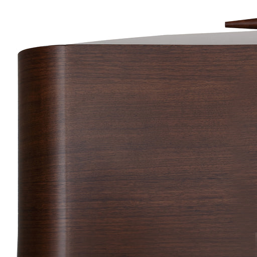 AICO Furniture - Houston 1-Drawer Nightstand - Walnut - 9095040-416 - GreatFurnitureDeal