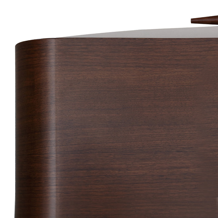 AICO Furniture - Houston 1-Drawer Nightstand - Walnut - 9095040-416 - GreatFurnitureDeal