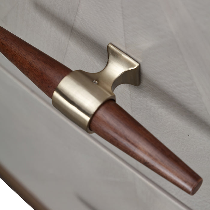 AICO Furniture - Houston 2-Drawer Nightstand - Walnut - 9095042-416 - GreatFurnitureDeal