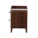 AICO Furniture - Houston 2-Drawer Nightstand - Walnut - 9095042-416 - GreatFurnitureDeal