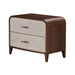 AICO Furniture - Houston 2-Drawer Nightstand - Walnut - 9095042-416 - GreatFurnitureDeal