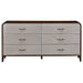 AICO Furniture - Houston Dresser - Walnut - 9095050SA-416 - GreatFurnitureDeal