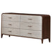 AICO Furniture - Houston Dresser - Walnut - 9095050SA-416 - GreatFurnitureDeal