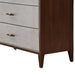 AICO Furniture - Houston Dresser with Mirror - Walnut - 9095050SA-260-416 - GreatFurnitureDeal