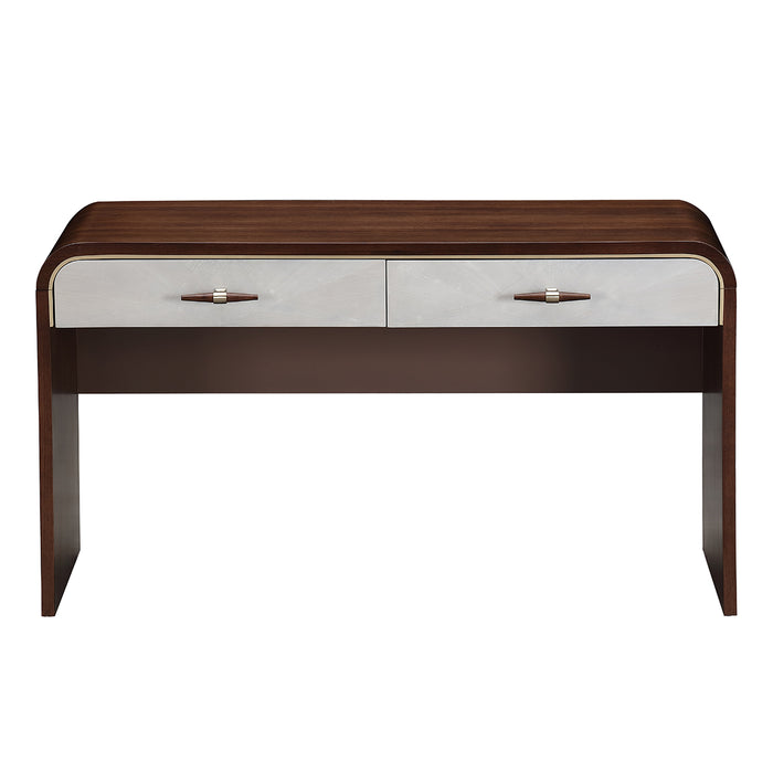 AICO Furniture - Houston Vanity Table - Walnut - 9095058-416 - GreatFurnitureDeal
