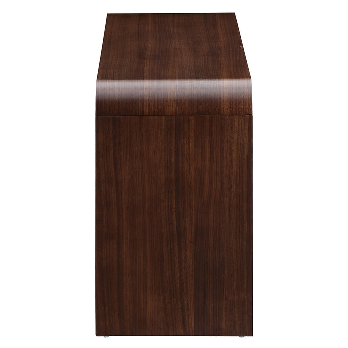 AICO Furniture - Houston Vanity Table - Walnut - 9095058-416 - GreatFurnitureDeal