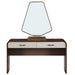 AICO Furniture - Houston Vanity Mirror - Walnut - 9095068-416 - GreatFurnitureDeal