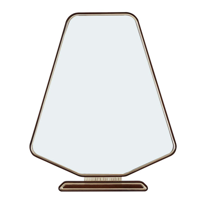 AICO Furniture - Houston Vanity Mirror - Walnut - 9095068-416 - GreatFurnitureDeal