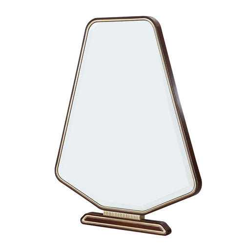 AICO Furniture - Houston Vanity Mirror - Walnut - 9095068-416 - GreatFurnitureDeal