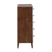 AICO Furniture - Houston 5-Drawer Chest - Walnut - 9095070SA-416 - GreatFurnitureDeal