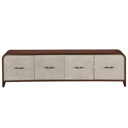 AICO Furniture - Houston Media Cabinet - Walnut - 9095081-416 - GreatFurnitureDeal