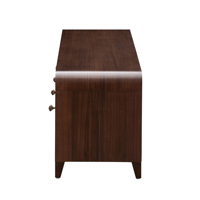 AICO Furniture - Houston Media Cabinet - Walnut - 9095081-416 - GreatFurnitureDeal