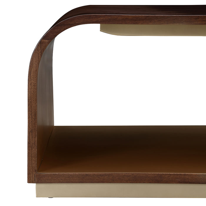 AICO Furniture - Houston 3 Pc Occasional Table Set - Walnut - 9095202-204-416 - GreatFurnitureDeal