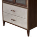AICO Furniture - Houston Display Cabinet - Walnut - 9095209-416 - GreatFurnitureDeal
