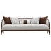AICO Furniture - Houston Sofa - Pebble/Walnut - 9095815-PBL-416 - GreatFurnitureDeal