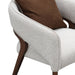 AICO Furniture - Houston Accent Chair - Pebble/Walnut - 9095834-PBL-416 - GreatFurnitureDeal