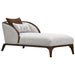 AICO Furniture - Houston Chaise - Pebble/Walnut - 9095842-PBL-416 - GreatFurnitureDeal