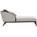AICO Furniture - Houston Chaise - Pebble/Walnut - 9095842-PBL-416 - GreatFurnitureDeal