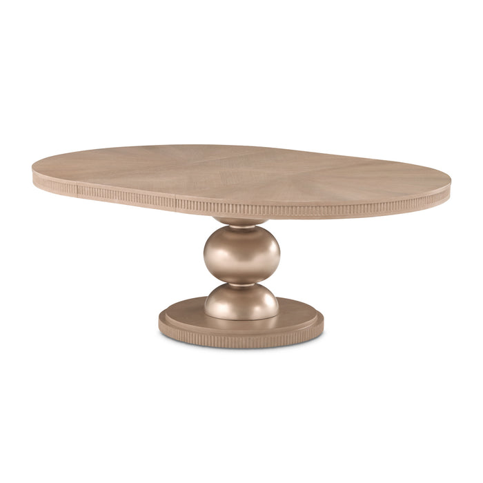 AICO Furniture - West Kensington Oval Dining Table in Sea Salt Caramel - 9096000-147