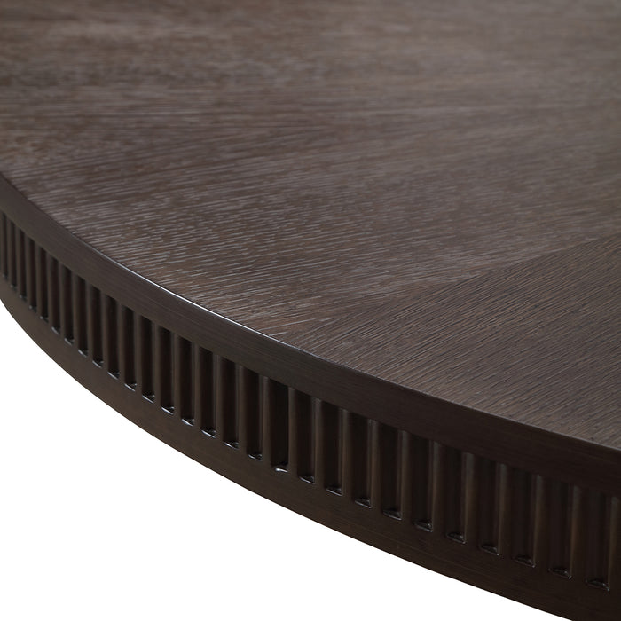 AICO Furniture - West Kensington Oval Dining Table in Medium Espresso - 9096000-417 - GreatFurnitureDeal