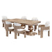 AICO Furniture - West Kensington Arm Chair in Sea Salt Caramel (Set of 2) - 9096004A-147 - GreatFurnitureDeal