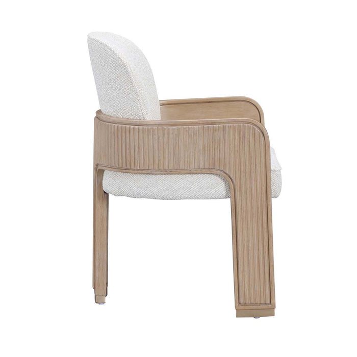 AICO Furniture - West Kensington Arm Chair in Sea Salt Caramel (Set of 2) - 9096004A-147 - GreatFurnitureDeal