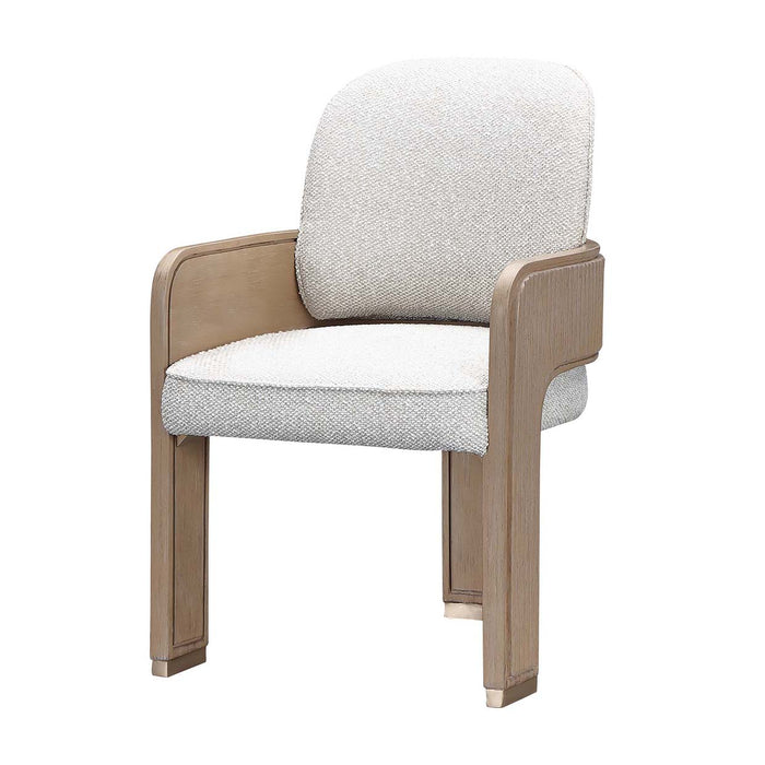 AICO Furniture - West Kensington Arm Chair in Sea Salt Caramel (Set of 2) - 9096004A-147 - GreatFurnitureDeal