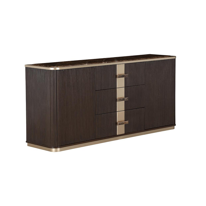 AICO Furniture - West Kensington Sideboard in Medium Espresso - 9096007SA-417
