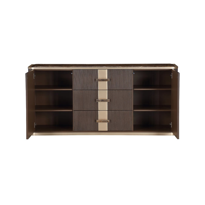 AICO Furniture - West Kensington Sideboard in Medium Espresso - 9096007SA-417