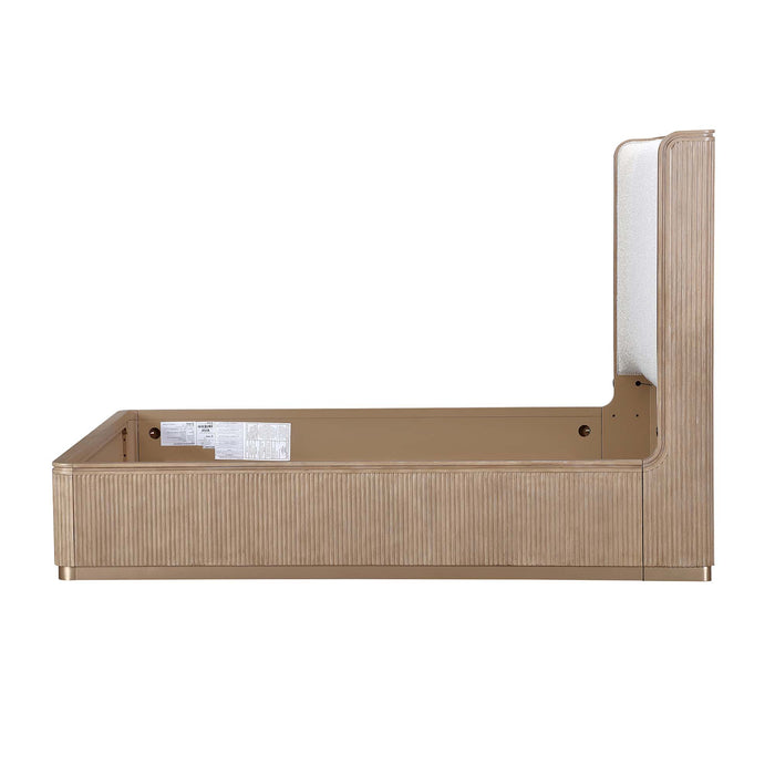 AICO Furniture - West Kensington 3 Piece California King Bedroom Set in Sea Salt Caramel - 9096014CK3-042-147-3SET - GreatFurnitureDeal