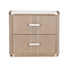 AICO Furniture - West Kensington 2-Drawer Nightstand in Sea Salt Caramel - 9096042-147 - GreatFurnitureDeal