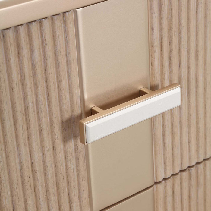 AICO Furniture - West Kensington 2-Drawer Nightstand in Sea Salt Caramel - 9096042-147 - GreatFurnitureDeal