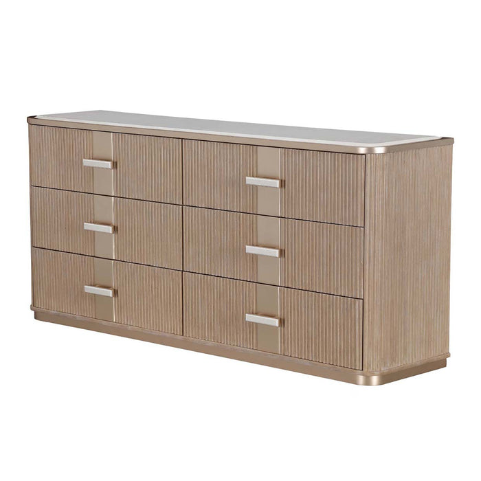 AICO Furniture - West Kensington Dresser in Sea Salt Caramel - 9096050SA-147 - GreatFurnitureDeal