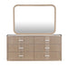 AICO Furniture - West Kensington Dresser with Wall Mirror in Sea Salt Caramel - 9096050SA-260-147 - GreatFurnitureDeal