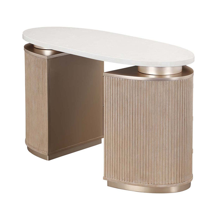 AICO Furniture - West Kensington 3 Piece Vanity Set in Sea Salt Caramel - 9096058VAN2-244-147 - GreatFurnitureDeal